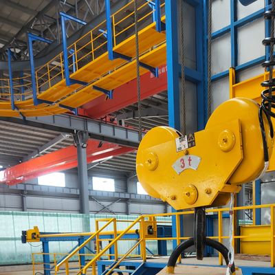 Η γραμμή ζεστού γαλβανισμού για το σχεδιασμό μεταλλικού σύρματος 0-15m/min Ταχύτητα επικάλυψης