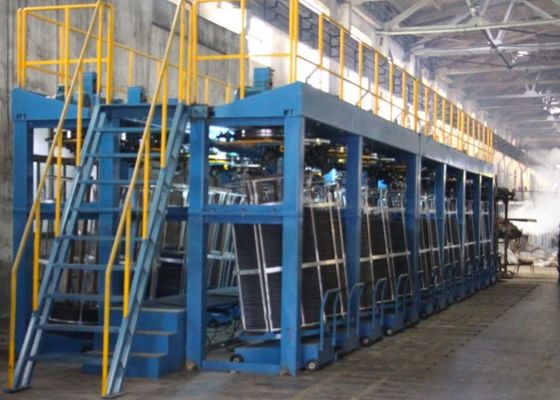 Παραγωγή 45kw 0.8mm χαλύβδινων συρμάτων καυτή εμβύθιση που γαλβανίζει τη γραμμή